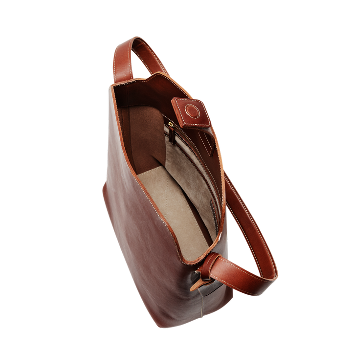 Diario Single Strap Tote | Leather Tote | Tsuchiya Kaban –Timeless