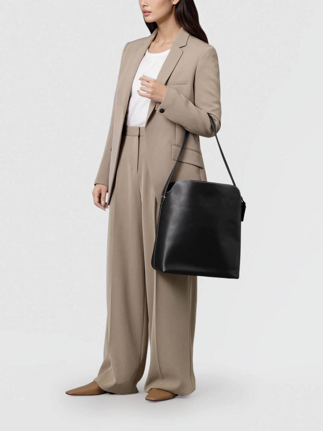 Diario Single Strap Tote | Leather Tote | Tsuchiya Kaban –Timeless