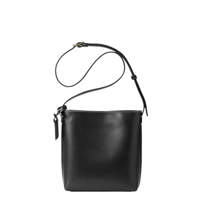 Steerhide  Diario Small Shoulder in Black Made in Japan