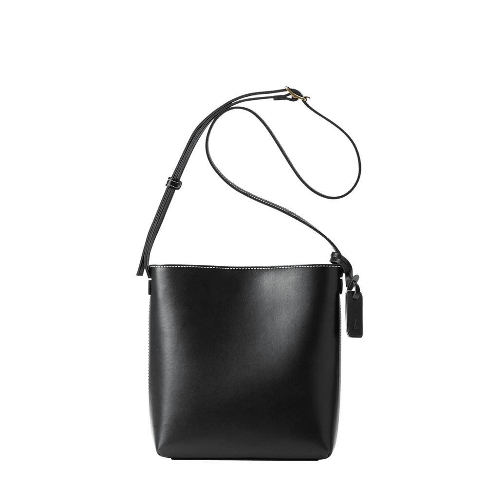 Steerhide  Diario Small Shoulder in Black Made in Japan