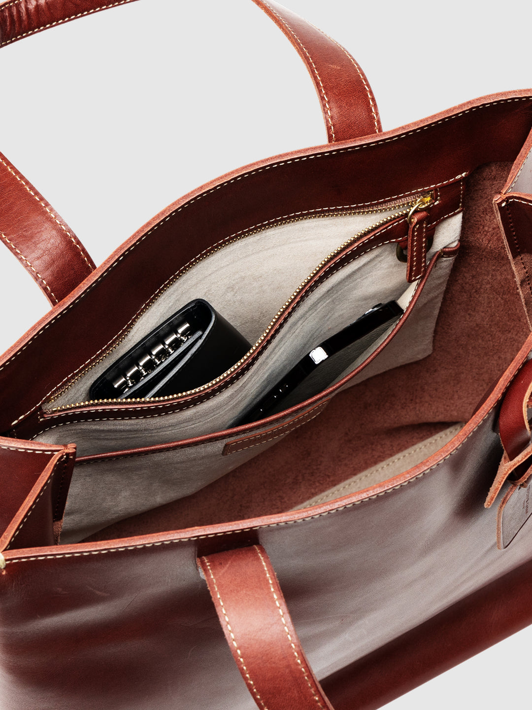 Diario Tall Tote | Leather Tote | Tsuchiya Kaban –Timeless Leather
