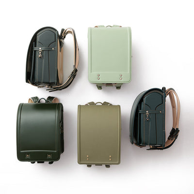 Cowhide Randoseru Cowhide in Deep Green Made in Japan