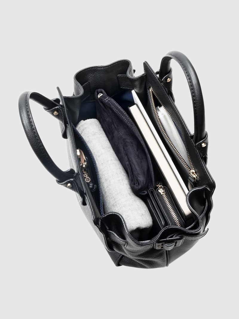 Steerhide (Medium Grain Leather) Editor Bloom Tote in Ecru Made in Japan