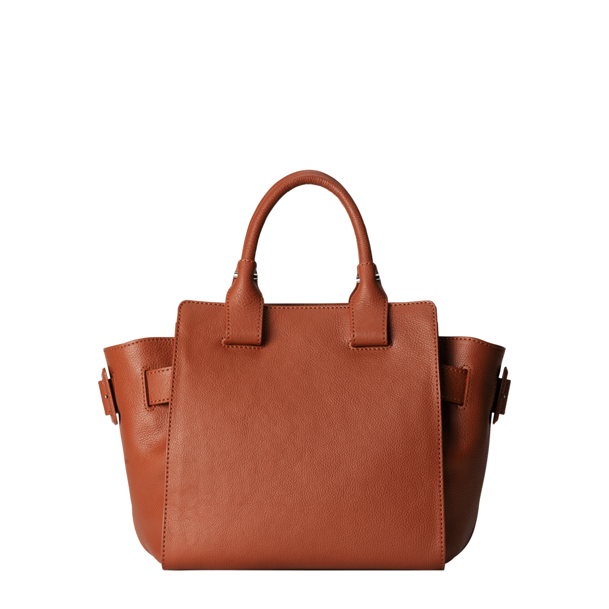 Steerhide (Medium Grain Leather) Editor Bloom Tote in Red Clay Made in Japan