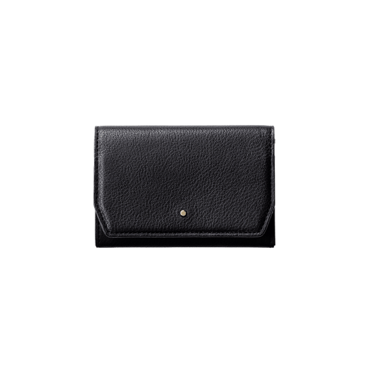 Steerhide  Editor Card Case in Black Made in Japan