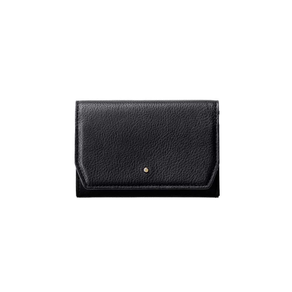 Steerhide  Editor Card Case in Black Made in Japan