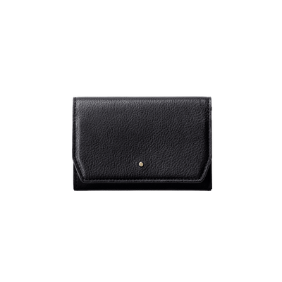 Steerhide  Editor Card Case in Black Made in Japan