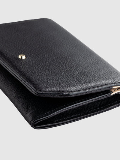 Steerhide  Editor Card Case in Black Made in Japan