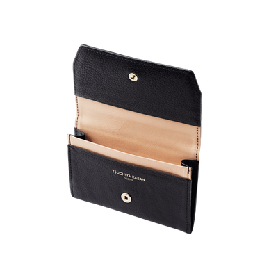 Steerhide (Medium Grain Leather) Editor Card Case in Red Clay Made in Japan