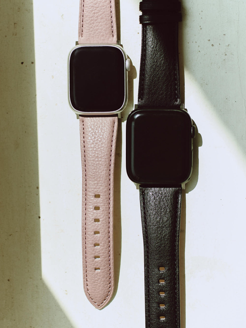 Steerhide  Editor Apple Watch Leather Band in Rose Taupe Made in Japan