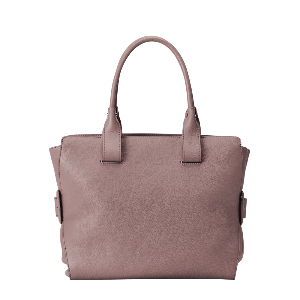 Steerhide  Editor Tote in Rose Taupe Made in Japan