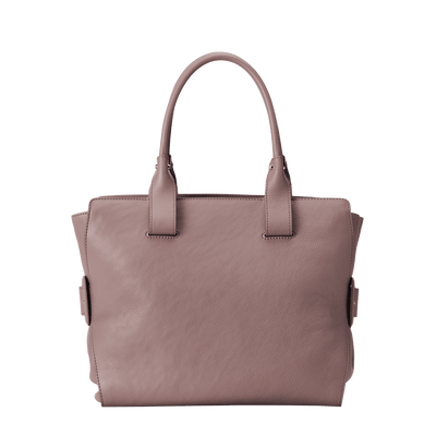 Steerhide  Editor Tote in Rose Taupe Made in Japan