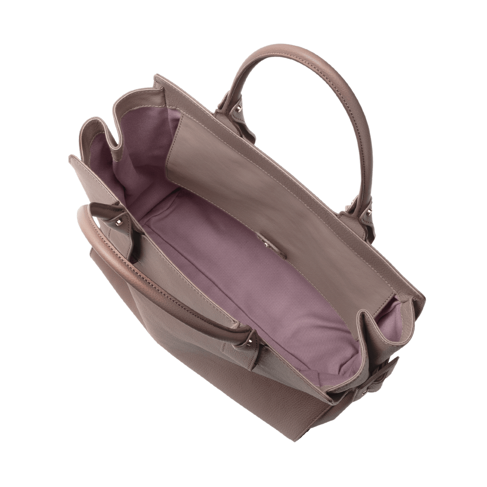 Steerhide  Editor Tote in Rose Taupe Made in Japan