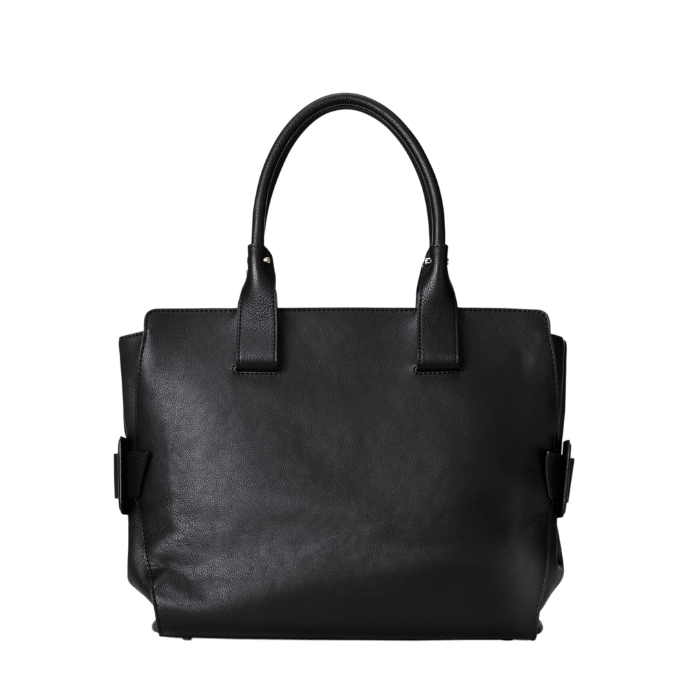 Steerhide (Medium Grain Leather) Editor Tote in Ecru Made in Japan