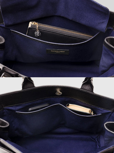 Steerhide (Medium Grain Leather) Editor Tote in Ecru Made in Japan