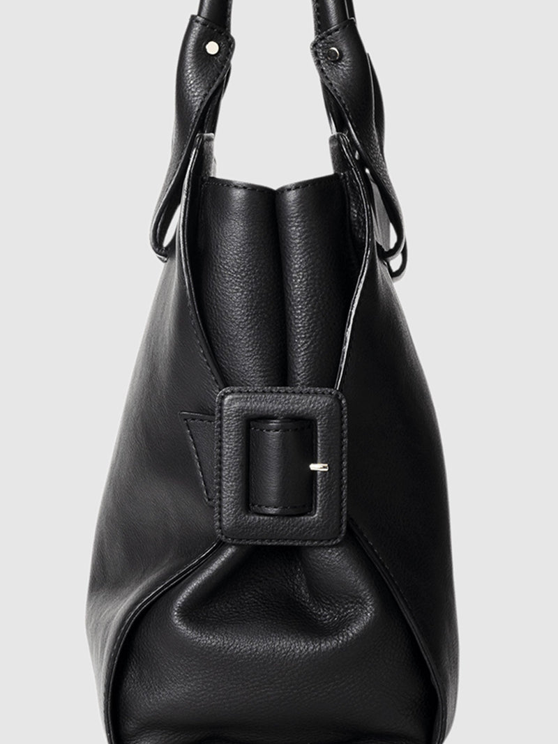 Steerhide (Medium Grain Leather) Editor Tote in Red Clay Made in Japan