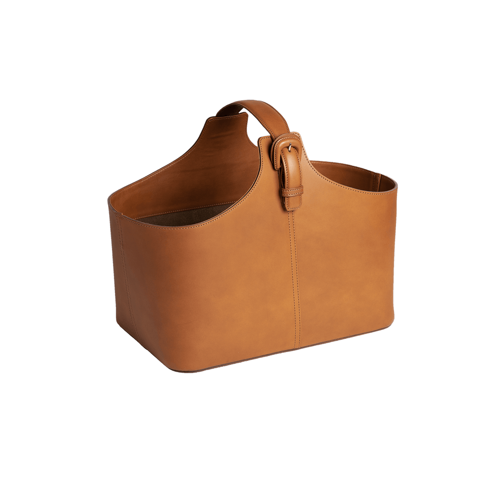 Home Collection Leather Basket (L) | Leather Basket | Tsuchiya