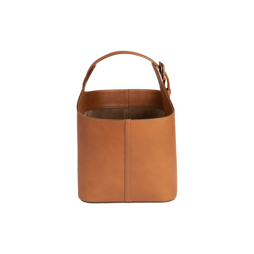 Home Collection Leather Basket (L)