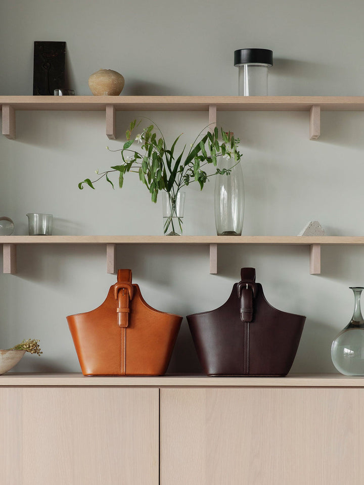 Home Collection Leather Basket (S) | Leather Basket | Tsuchiya