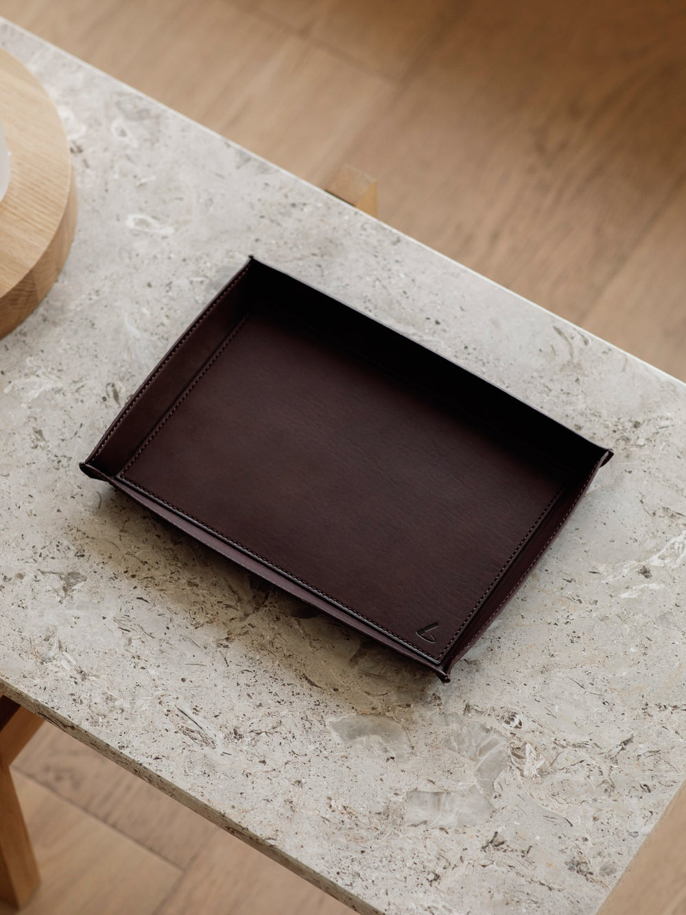 Home Collection Leather Tray (L)