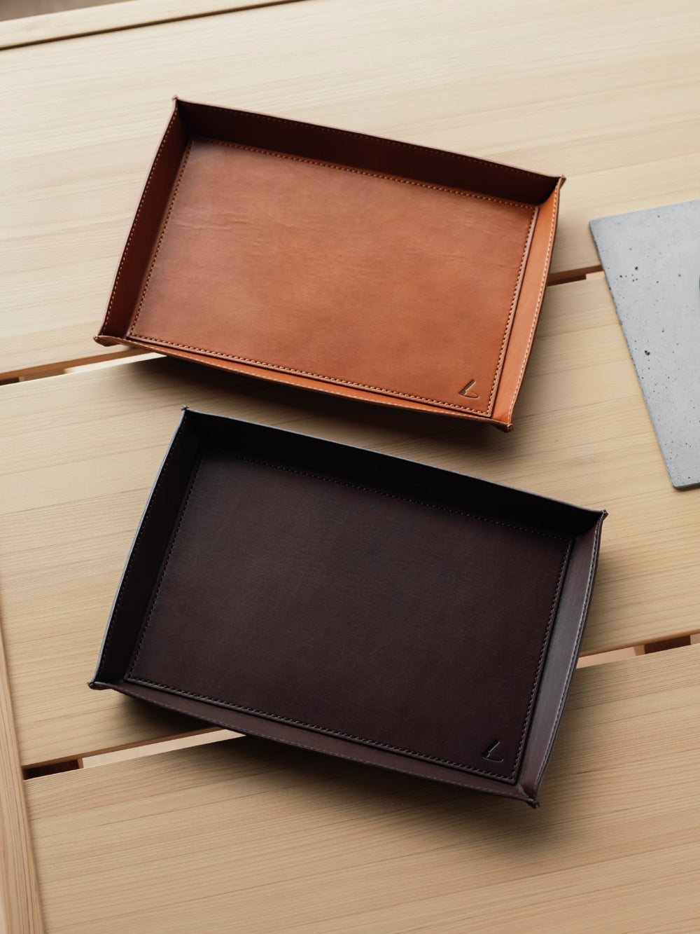 Home Collection Leather Tray (L) | Leather Tray | Tsuchiya Kaban