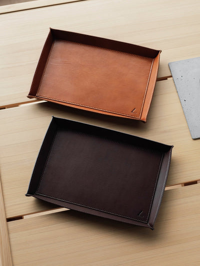 Home Collection Leather Tray (L)