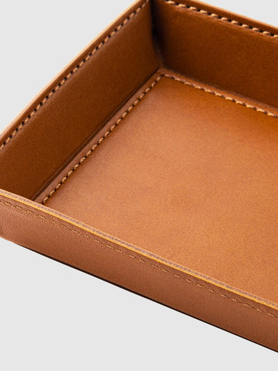 Home Collection Leather Tray