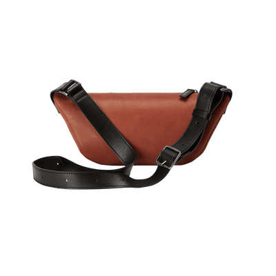 Steerhide  Bengara Heritage Crossbody Bag in Bengara Red Made in Japan