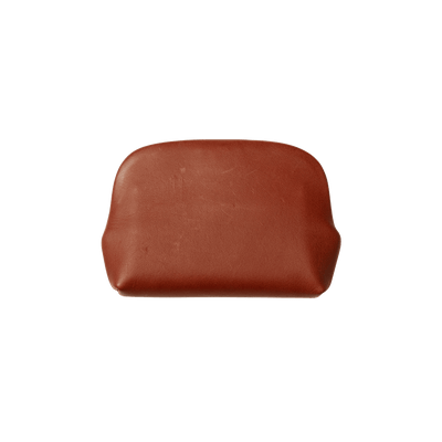 Steerhide  Bengara Heritage Gamaguchi Coin Case in Bengara Red Made in Japan