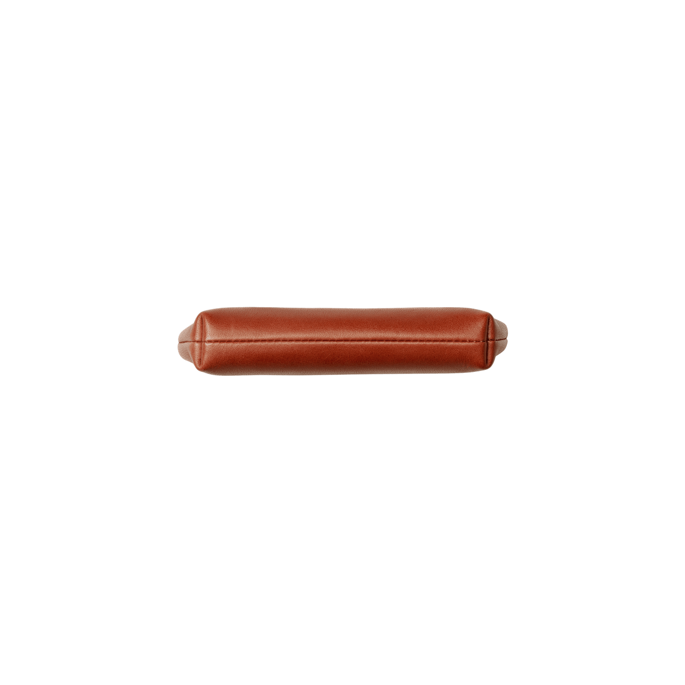 Steerhide  Bengara Heritage Gamaguchi Coin Case in Bengara Red Made in Japan