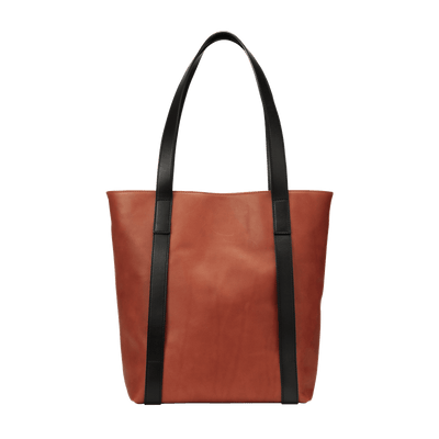 Steerhide  Bengara Heritage Tote in Bengara Red Made in Japan