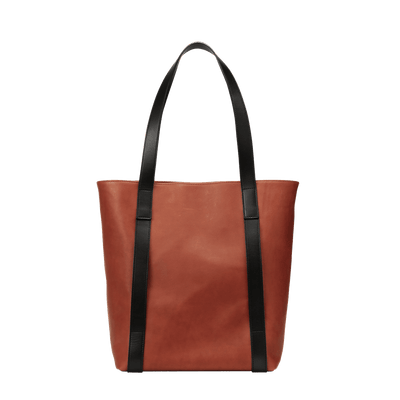 Steerhide  Bengara Heritage Tote in Bengara Red Made in Japan