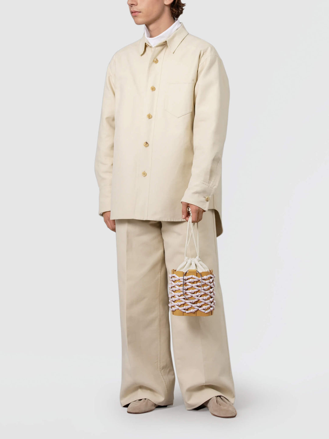 Kumihimo Drawstring Bag【Pre-order】 - –Timeless Leather Designs