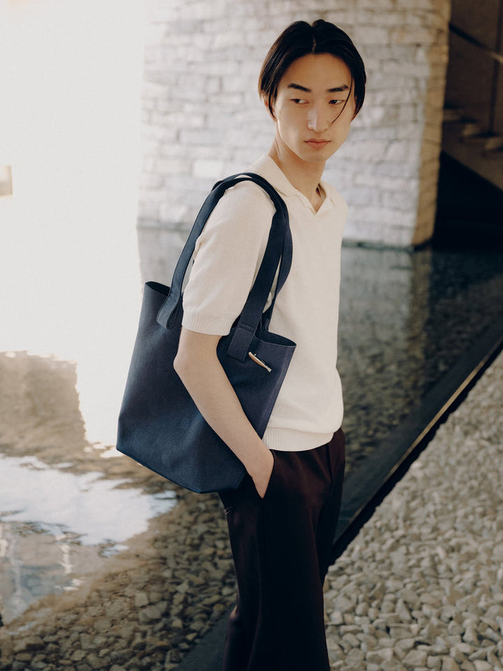 JAPANMOTIF Nami Washable 2Way Tote | Leather Tote Bags | Tsuchiya