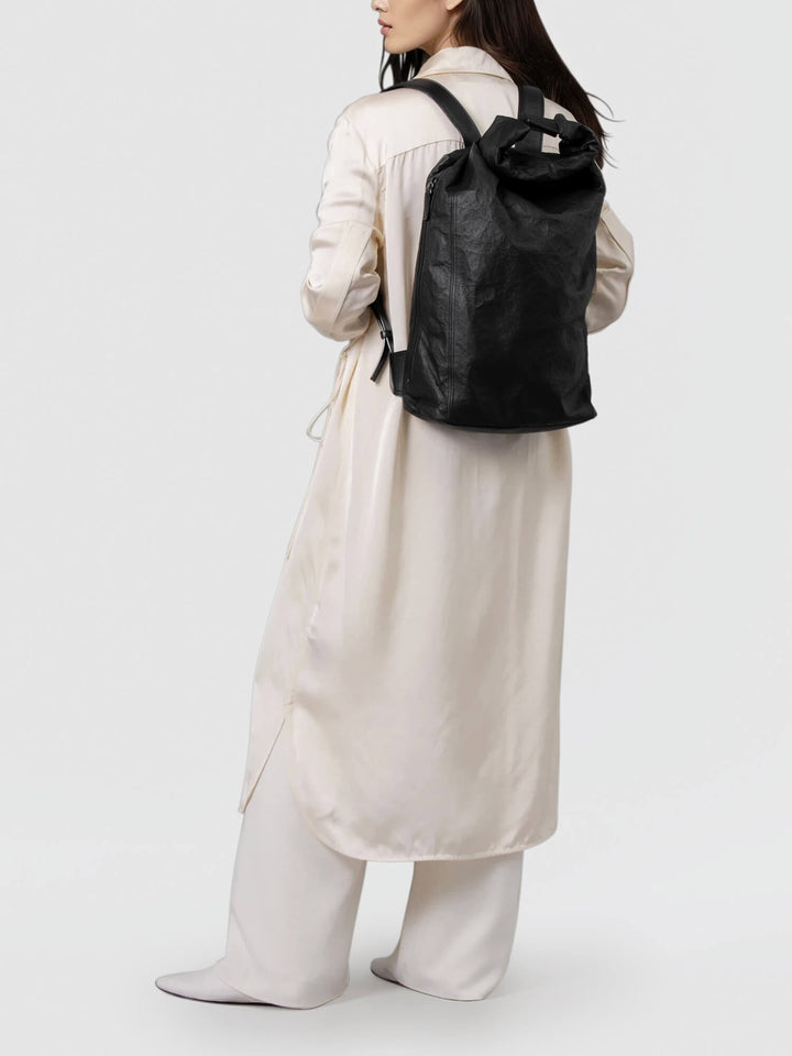 Rolltop Backpack | Leather Backpack | Tsuchiya Kaban –Timeless
