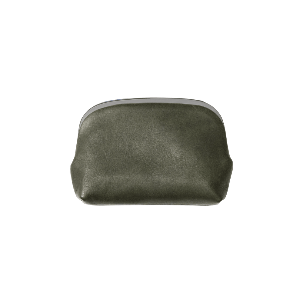 Steerhide  Tetsu Heritage Gamaguchi Coin Case in Tetsu Green Made in Japan