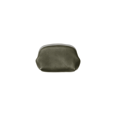 Steerhide  Tetsu Heritage Mini Gamaguchi Coin Case in Tetsu Green Made in Japan