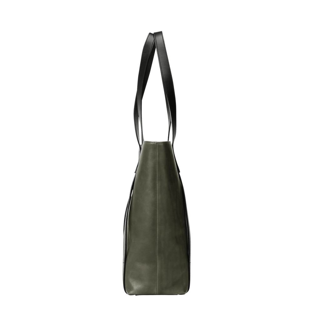 Steerhide  Tetsu Heritage Tote in Tetsu Green Made in Japan