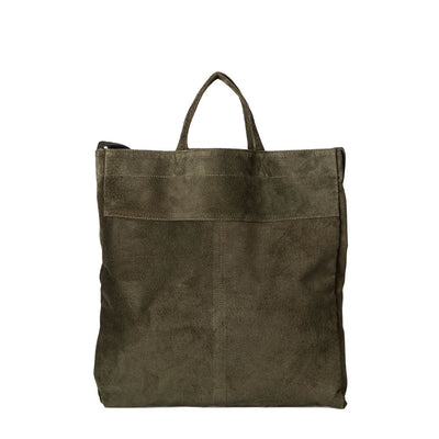 2way Packable Leather Tote