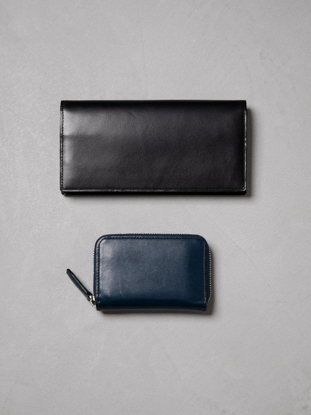 MOTO ≪NAVY≫ LONG WALLET※箱、付属品付き Nume plus Vertical Long Wallet | Nume Leather Wallet | Tsuchiya