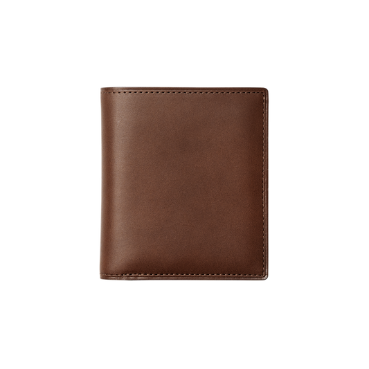 Steerhide  Nume plus Slim Wallet in Chestnut Made in Japan