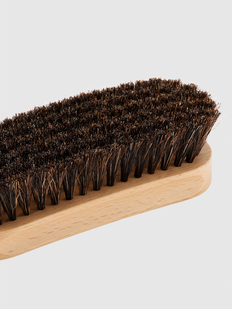 Horse Hair Brush with Beech Wood Handle Collonil Horse Hair Polishing Brush in Default Title Made in Japan