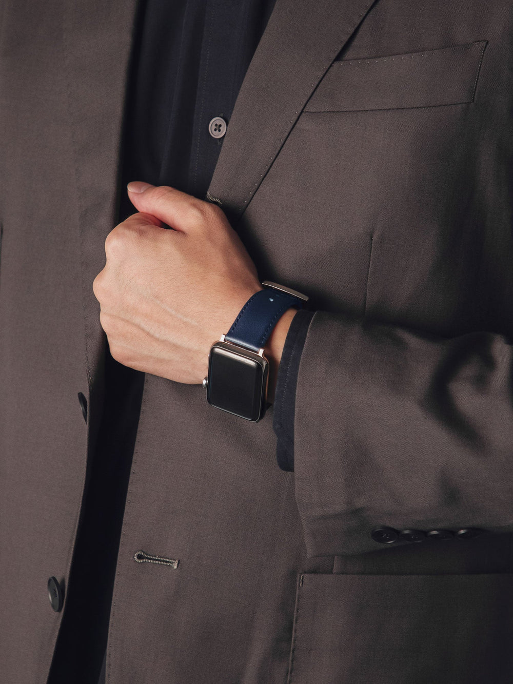 Leather Apple Watch With Formal Wear Apple Watch With Suit Nume