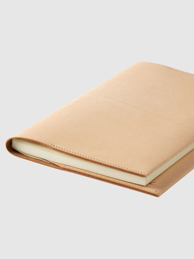 Bull Hide  Plain Nume A5 Notebook Cover in Plain Made in Japan