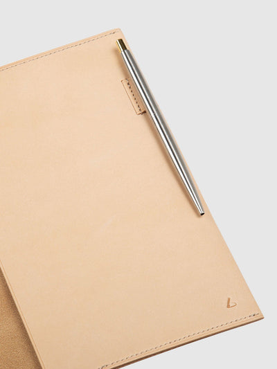 Bull Hide  Plain Nume A5 Notebook Cover in Plain Made in Japan