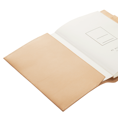 Bull Hide  Plain Nume A5 Notebook Cover in Plain Made in Japan