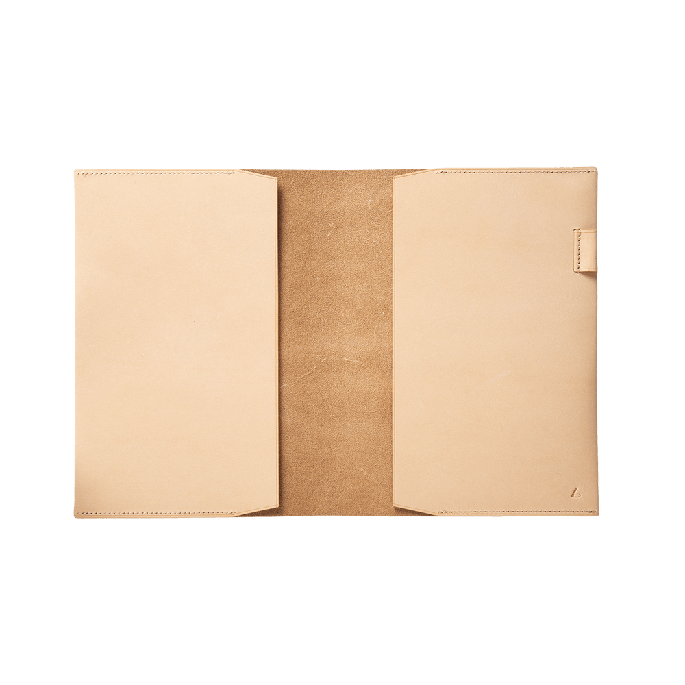 Bull Hide  Plain Nume A5 Notebook Cover in Plain Made in Japan