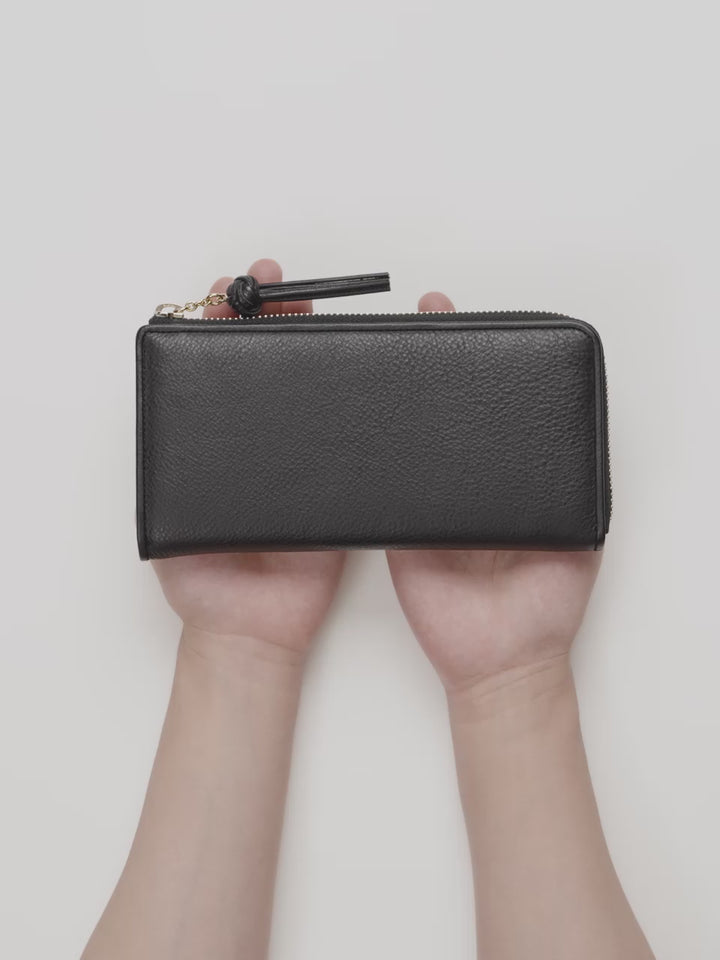 Editor Zip Long Wallet | Leather Wallet | Tsuchiya Kaban –Timeless