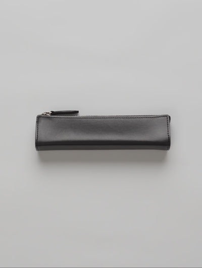 Steerhide  Nume plus Pen Case in Navy Made in Japan