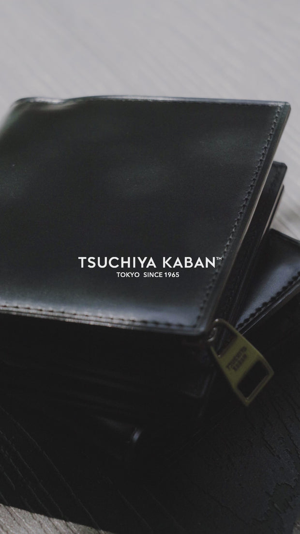 Cordovan Vertical Long Wallet With Coin Pocket | Cordovan Leather